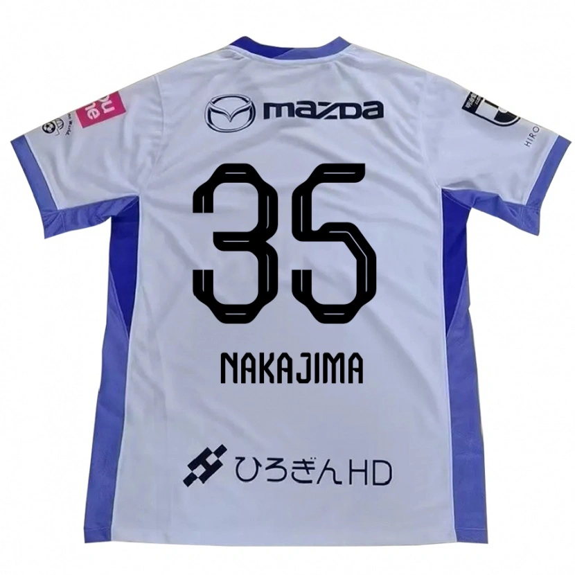 Danxen Homem Camisola Yotaro Nakajima #35 Branco Laranja Alternativa 2025/26 Camisa Brasil