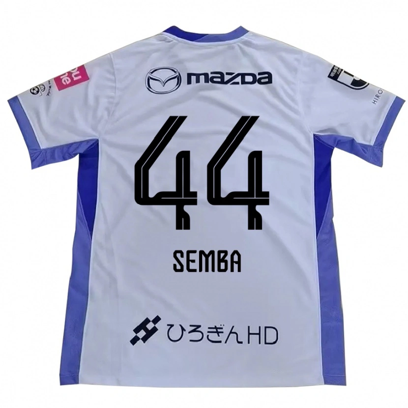 Danxen Homem Camisola Taishi Semba #44 Branco Laranja Alternativa 2025/26 Camisa Brasil