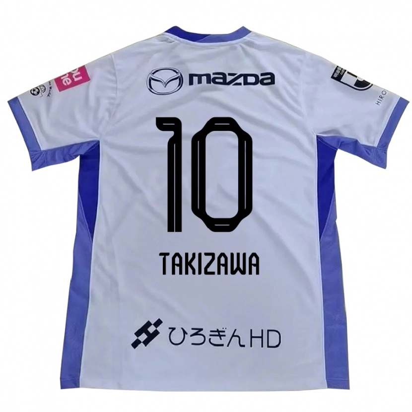 Danxen Homem Camisola Chise Takizawa #10 Branco Laranja Alternativa 2025/26 Camisa Brasil
