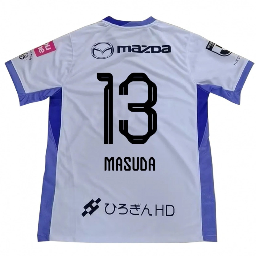 Danxen Homem Camisola Takuya Masuda #13 Branco Laranja Alternativa 2025/26 Camisa Brasil