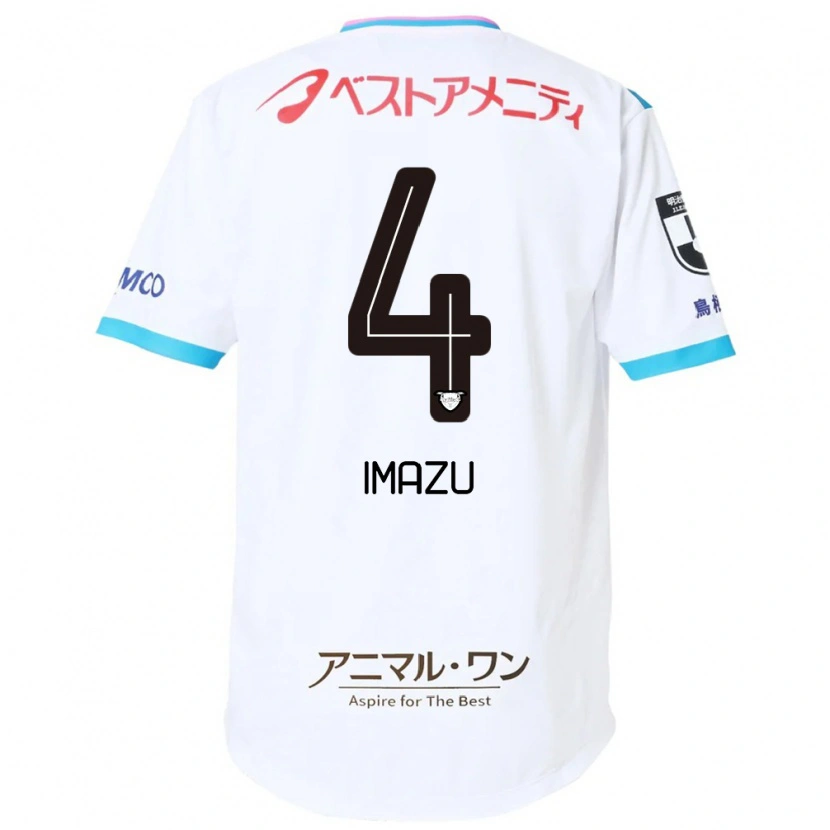 Danxen Homem Camisola Yuta Imazu #4 Branco Rosa Alternativa 2025/26 Camisa Brasil