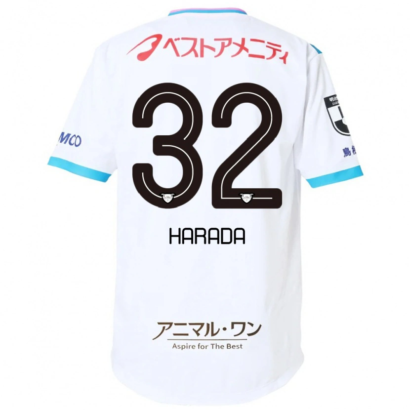 Danxen Homem Camisola Rentaro Harada #32 Branco Rosa Alternativa 2025/26 Camisa Brasil