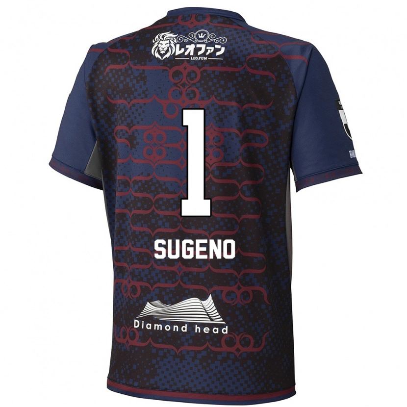 Danxen Homem Camisola Takanori Sugeno #1 Azul Vermelho Alternativa 2025/26 Camisa Brasil