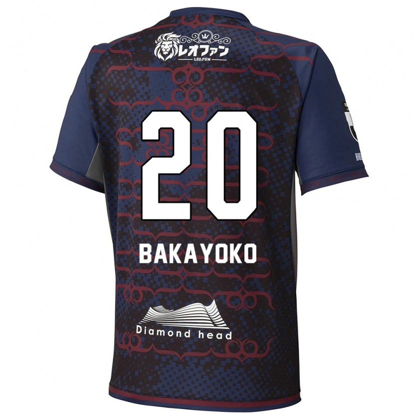 Danxen Homem Camisola Amadou Bakayoko #20 Azul Vermelho Alternativa 2025/26 Camisa Brasil