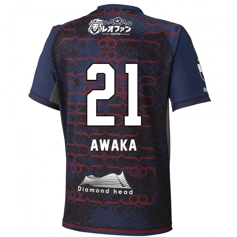 Danxen Homem Camisola Shunta Awaka #21 Azul Vermelho Alternativa 2025/26 Camisa Brasil