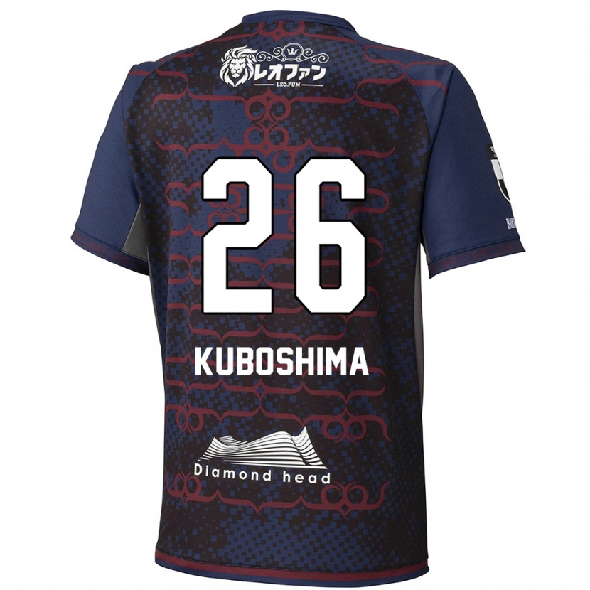 Danxen Homem Camisola Takeharu Kuboshima #26 Azul Vermelho Alternativa 2025/26 Camisa Brasil