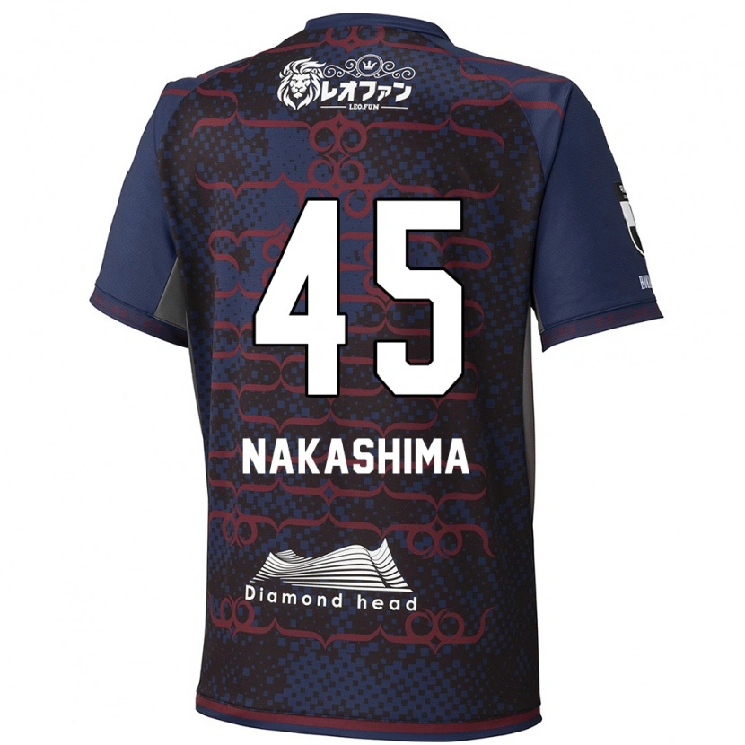 Danxen Homem Camisola Taika Nakashima #45 Azul Vermelho Alternativa 2025/26 Camisa Brasil