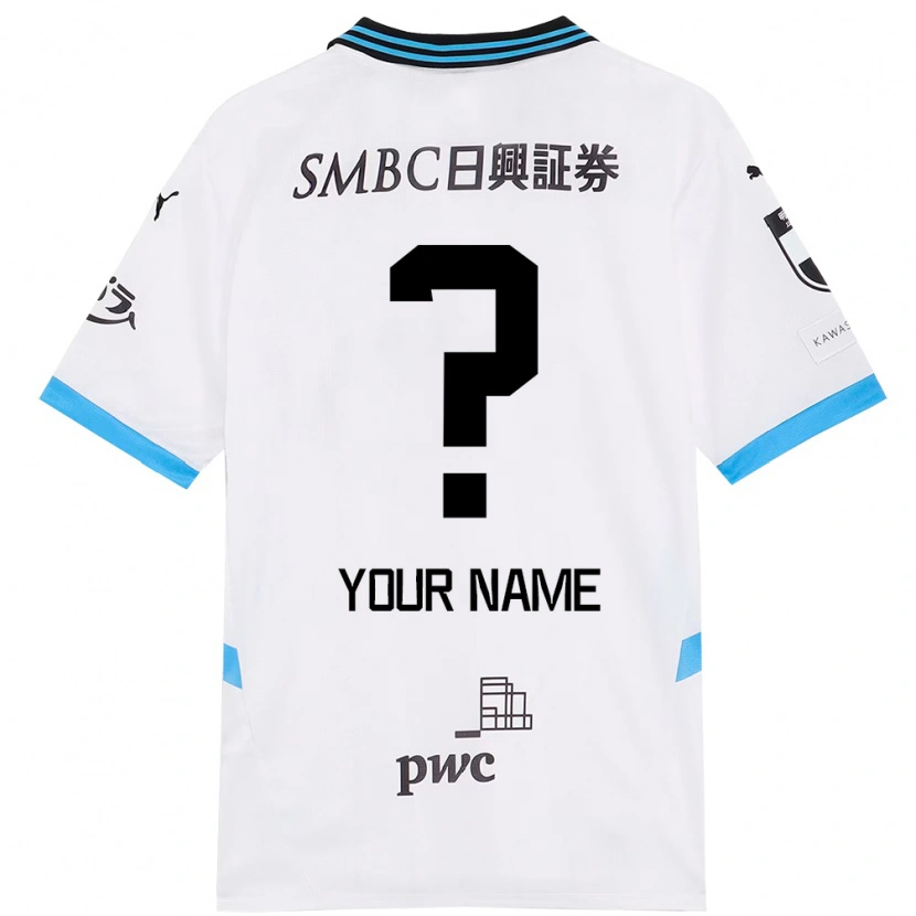 Danxen Homem Camisola Seu Nome #0 Branco Azul Celeste Alternativa 2025/26 Camisa Brasil