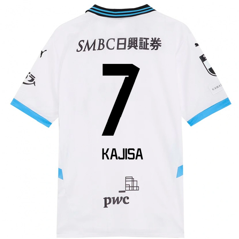 Danxen Homem Camisola Umi Kajisa #7 Branco Azul Celeste Alternativa 2025/26 Camisa Brasil