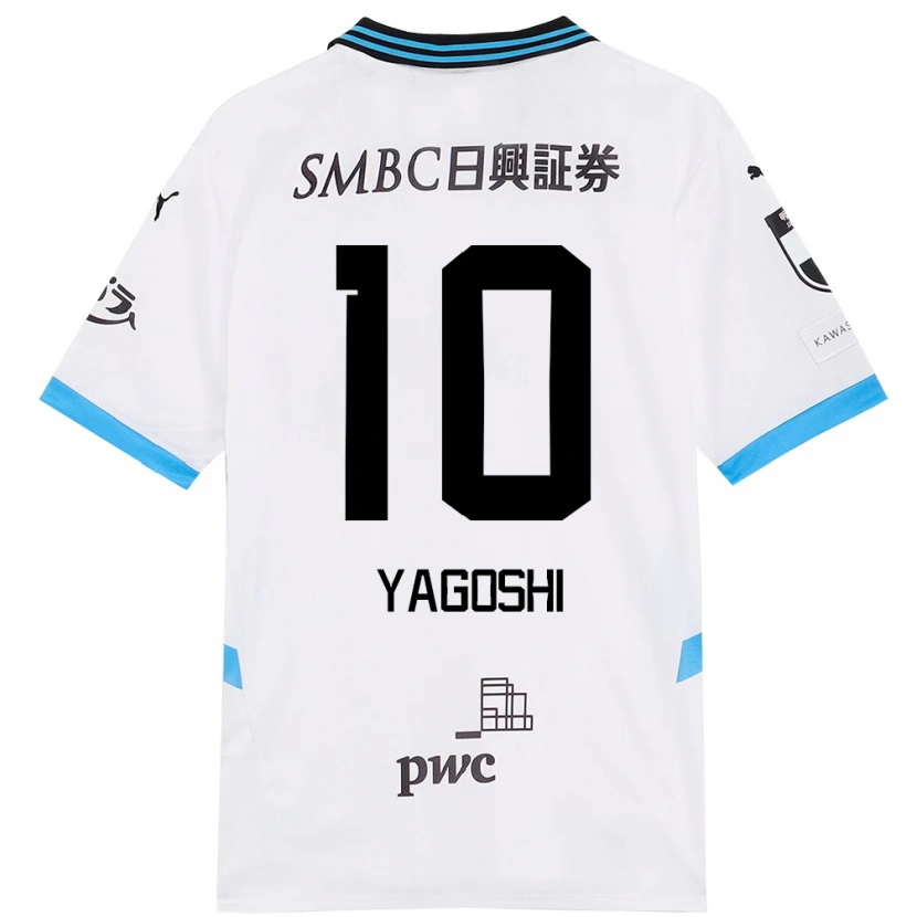 Danxen Homem Camisola Mikito Yagoshi #10 Branco Azul Celeste Alternativa 2025/26 Camisa Brasil