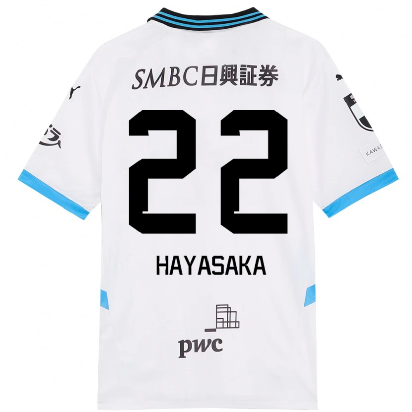 Danxen Homem Camisola Yuki Hayasaka #22 Branco Azul Celeste Alternativa 2025/26 Camisa Brasil