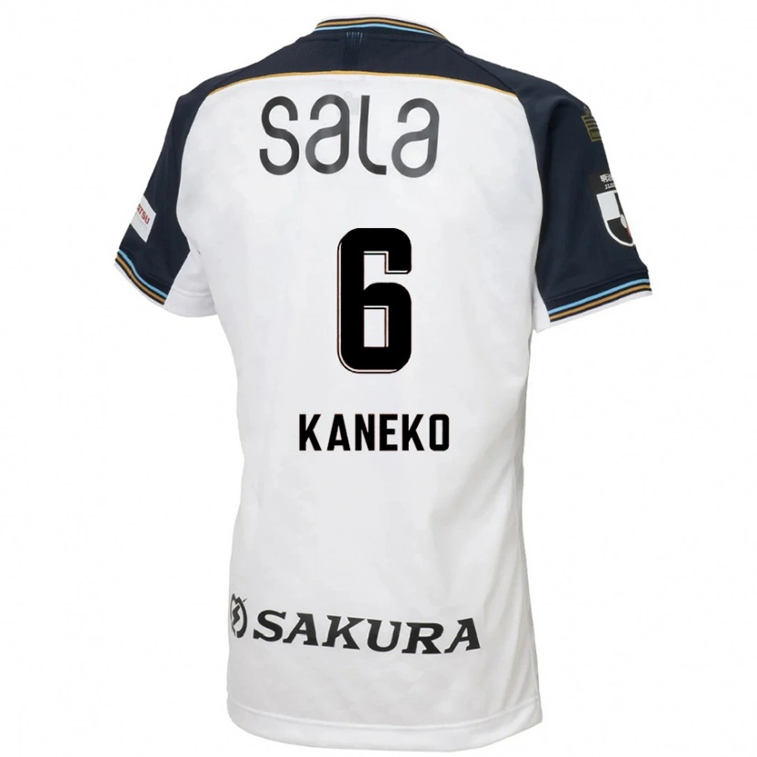 Danxen Homem Camisola Daiki Kaneko #6 Branco Preto Alternativa 2025/26 Camisa Brasil