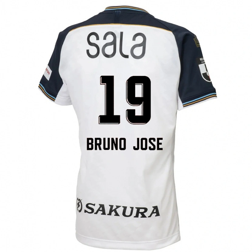 Danxen Homem Camisola Bruno José #19 Branco Preto Alternativa 2025/26 Camisa Brasil