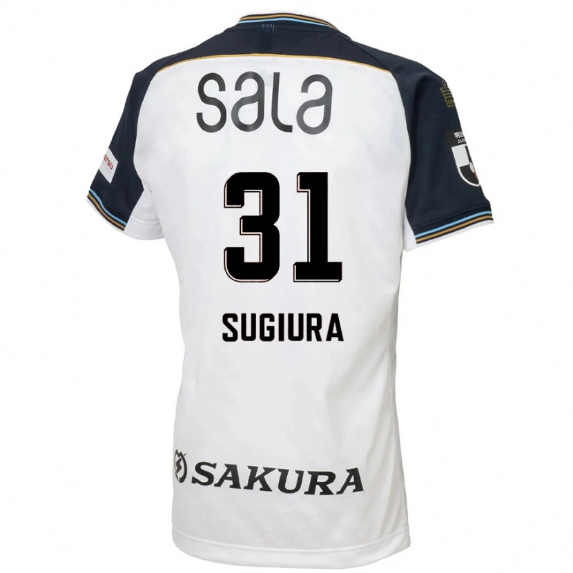 Danxen Homem Camisola Rinnosuke Sugiura #31 Branco Preto Alternativa 2025/26 Camisa Brasil