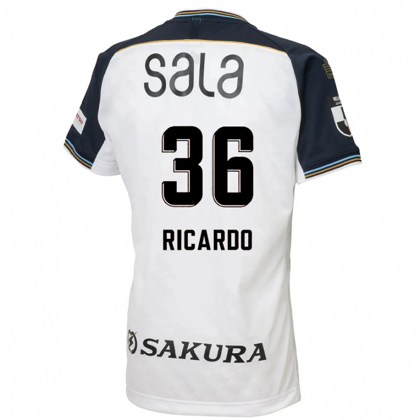 Danxen Homem Camisola Ricardo Graça #36 Branco Preto Alternativa 2025/26 Camisa Brasil