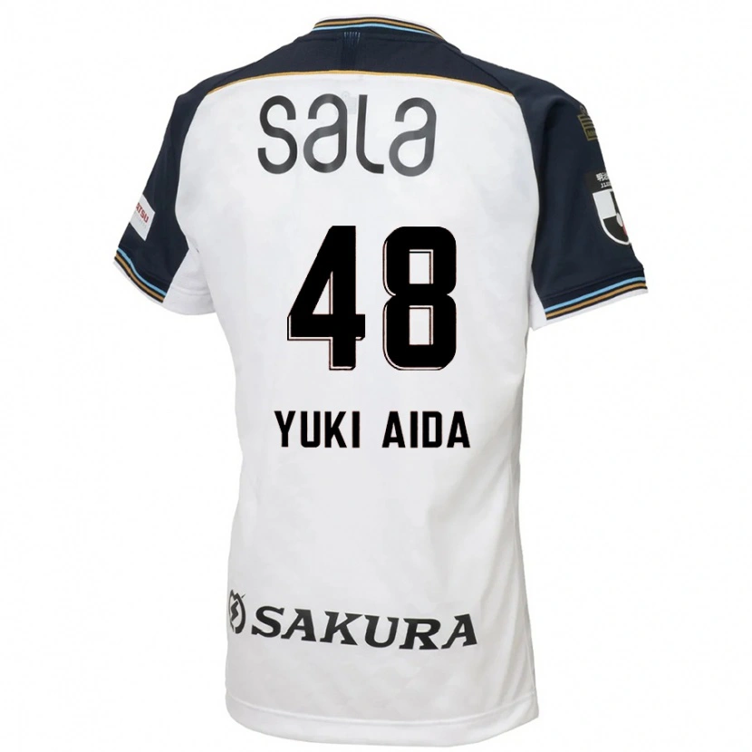 Danxen Homem Camisola Yuki Aida #48 Branco Preto Alternativa 2025/26 Camisa Brasil
