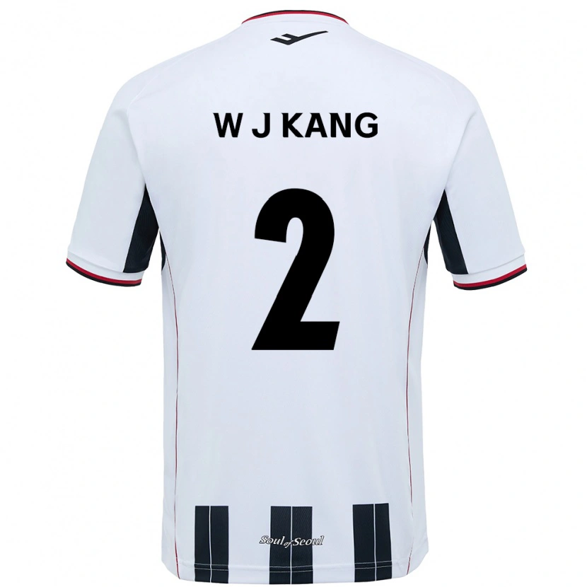 Danxen Homem Camisola Jae-Won Kang #2 Branco Preto Alternativa 2025/26 Camisa Brasil