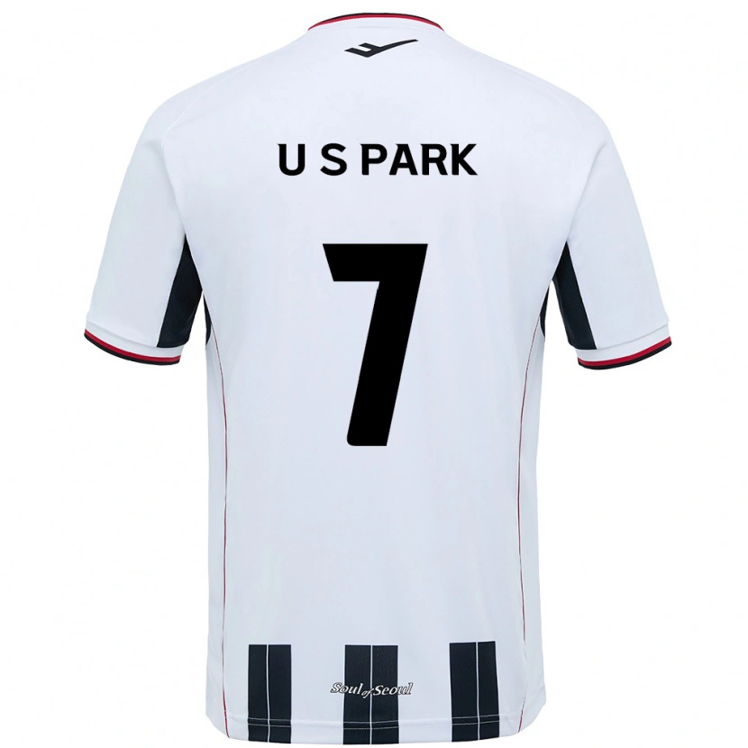 Danxen Homem Camisola Sun-Uk Park #7 Branco Preto Alternativa 2025/26 Camisa Brasil