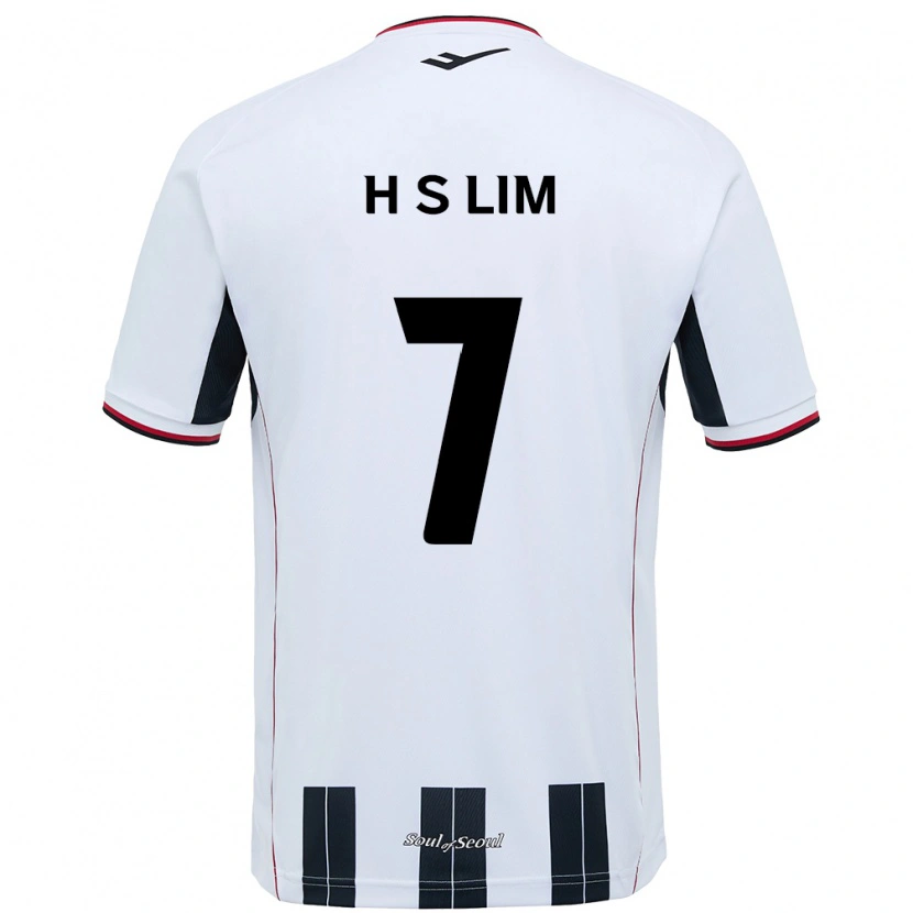 Danxen Homem Camisola Sang-Hyub Lim #7 Branco Preto Alternativa 2025/26 Camisa Brasil