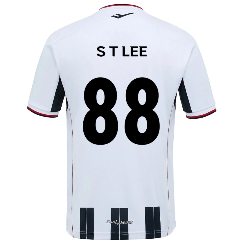 Danxen Homem Camisola Tae-Seok Lee #88 Branco Preto Alternativa 2025/26 Camisa Brasil