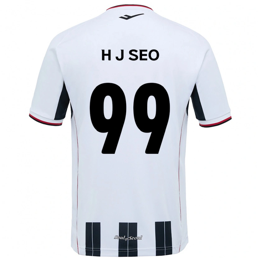 Danxen Homem Camisola Ju-Hwan Seo #99 Branco Preto Alternativa 2025/26 Camisa Brasil