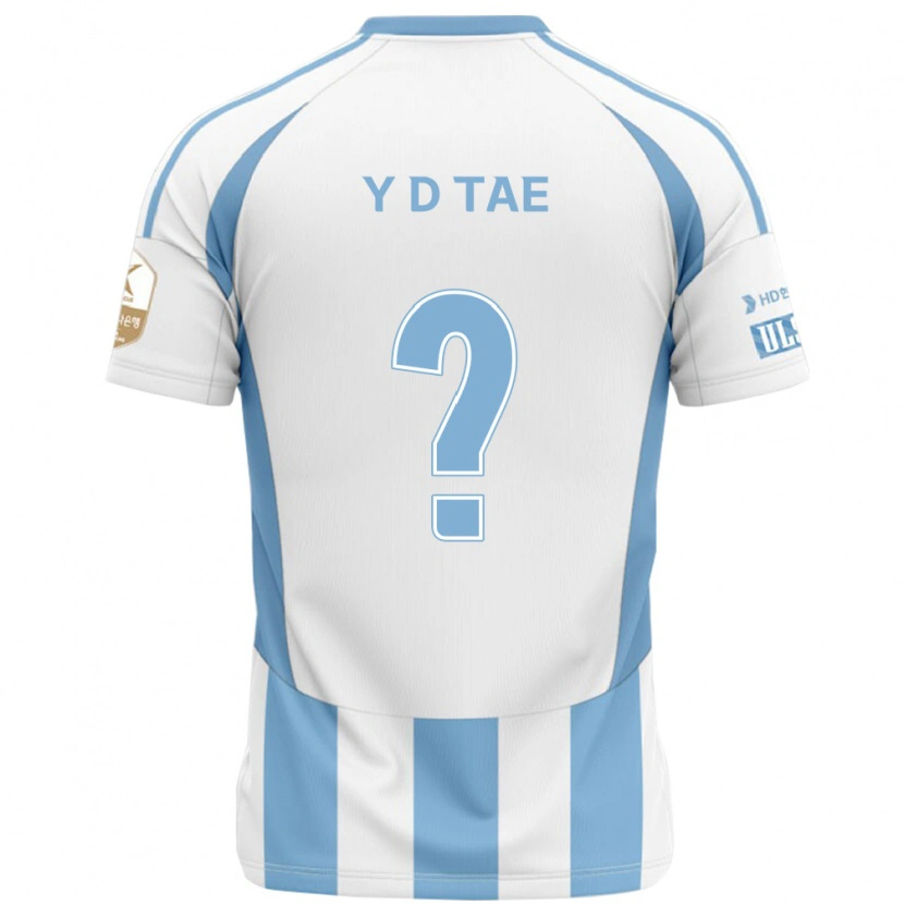 Danxen Homem Camisola Do-Yoon Tae #0 Branco Azul Celeste Alternativa 2025/26 Camisa Brasil
