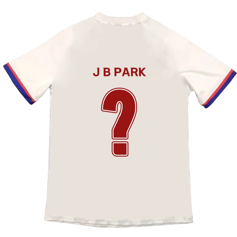 Danxen Homem Camisola Bae-Jong Park #0 Branco Sujo Vermelho Alternativa 2025/26 Camisa Brasil