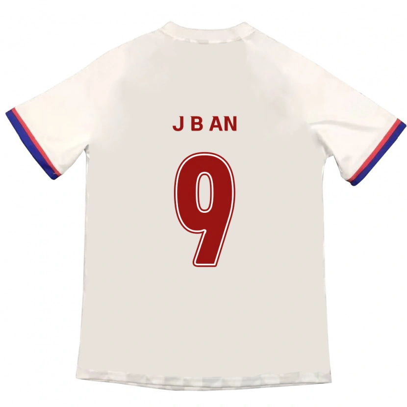 Danxen Homem Camisola Byong-Jun An #9 Branco Sujo Vermelho Alternativa 2025/26 Camisa Brasil