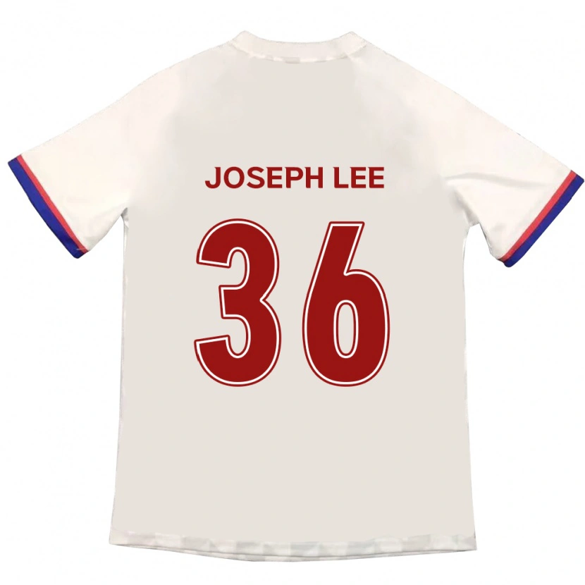 Danxen Homem Camisola Joseph Lee #36 Branco Sujo Vermelho Alternativa 2025/26 Camisa Brasil