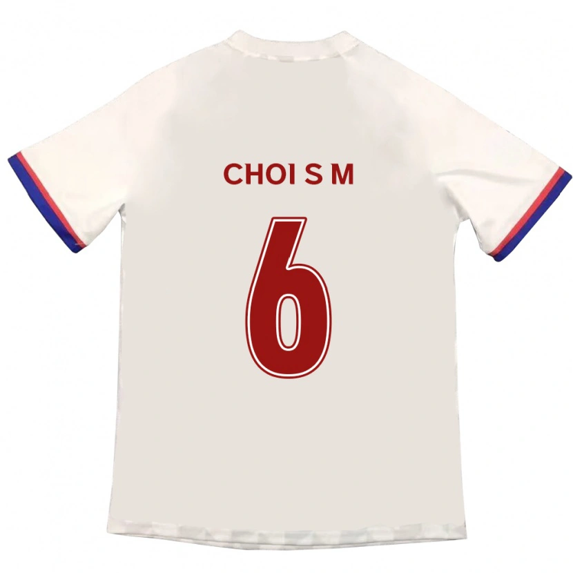 Danxen Homem Camisola Choi So-Mi #6 Branco Sujo Vermelho Alternativa 2025/26 Camisa Brasil