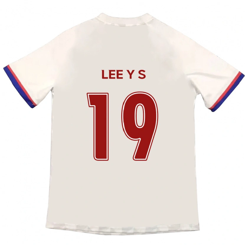 Danxen Homem Camisola Lee Young-Seo #19 Branco Sujo Vermelho Alternativa 2025/26 Camisa Brasil