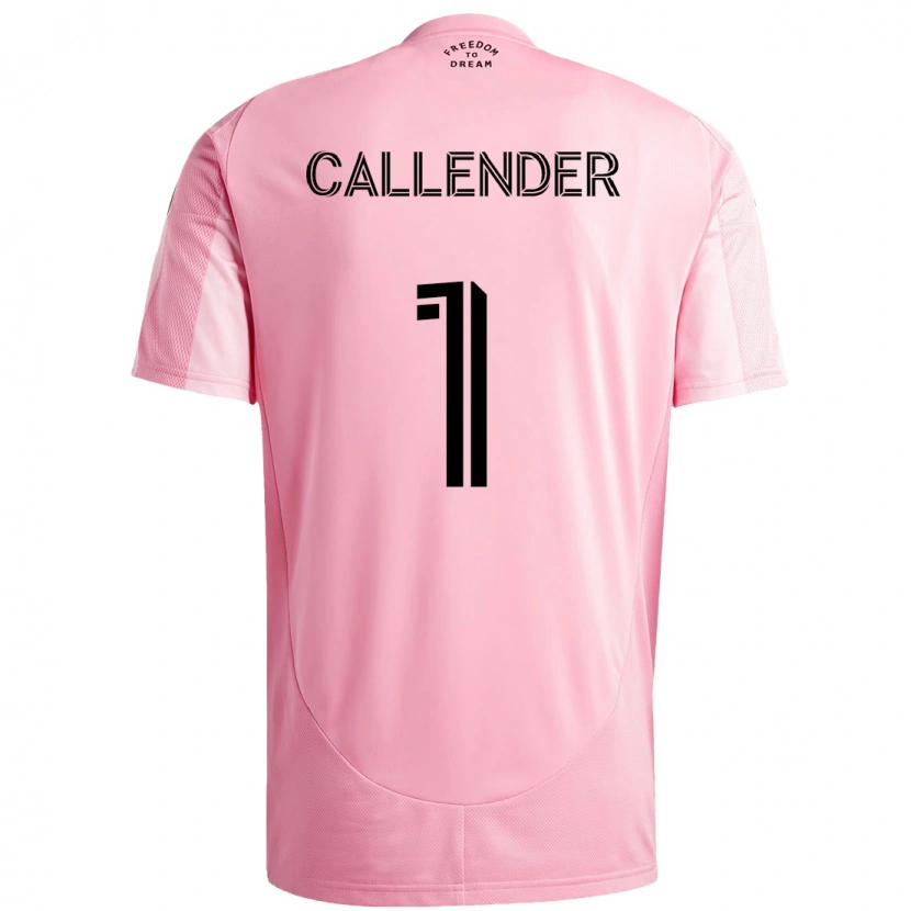 Danxen Mulher Camisola Drake Callender #1 Rosa Preto Principal 2025/26 Camisa Brasil