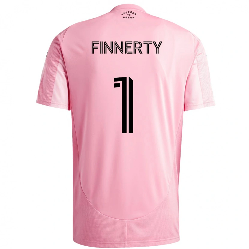 Danxen Mulher Camisola Owen Finnerty #1 Rosa Preto Principal 2025/26 Camisa Brasil