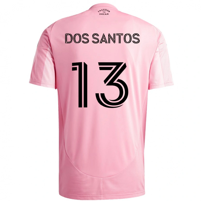 Danxen Mulher Camisola Cj Dos Santos #13 Rosa Preto Principal 2025/26 Camisa Brasil