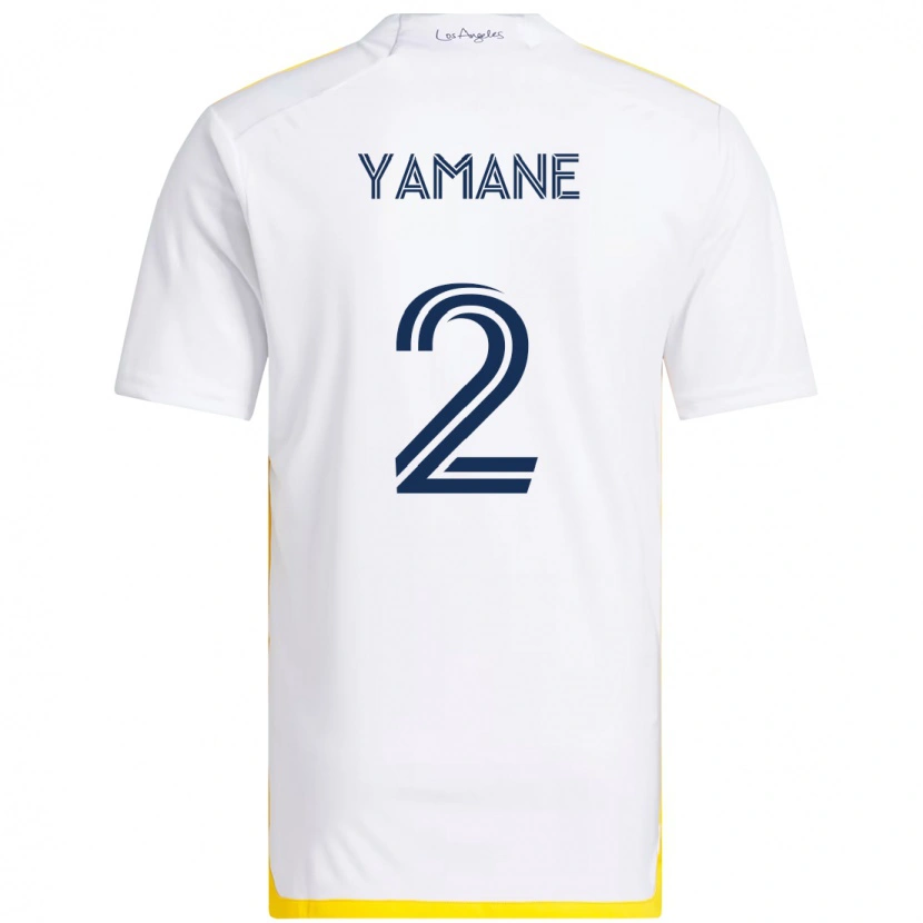 Danxen Mulher Camisola Miki Yamane #2 Branco Amarelo Principal 2025/26 Camisa Brasil