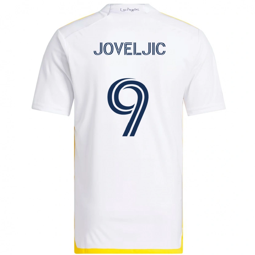 Danxen Mulher Camisola Dejan Joveljic #9 Branco Amarelo Principal 2025/26 Camisa Brasil