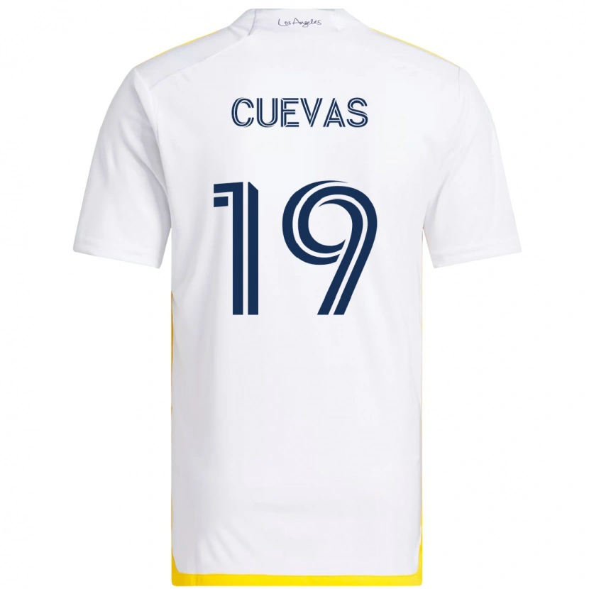 Danxen Mulher Camisola Mauricio Cuevas #19 Branco Amarelo Principal 2025/26 Camisa Brasil