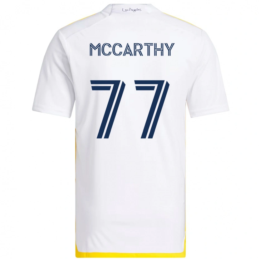Danxen Mulher Camisola John Mccarthy #77 Branco Amarelo Principal 2025/26 Camisa Brasil