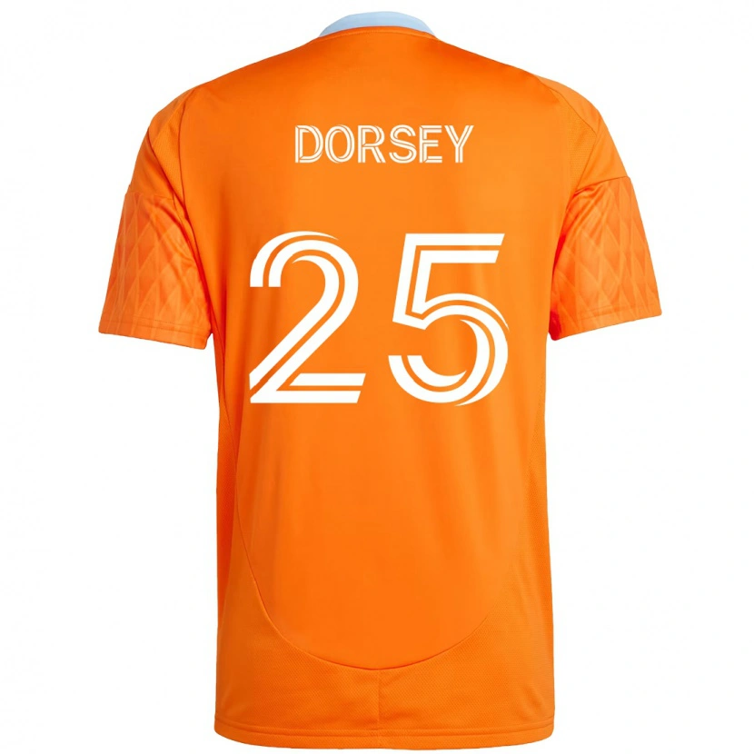 Danxen Mulher Camisola Griffin Dorsey #25 Laranja Branco Principal 2025/26 Camisa Brasil