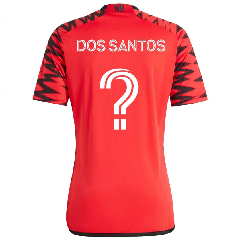 Danxen Mulher Camisola Matthew Dos Santos #0 Vermelho Preto Principal 2025/26 Camisa Brasil