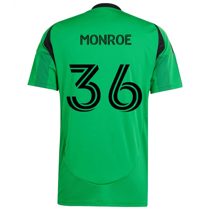 Danxen Mulher Camisola Greg Monroe #36 Verde Preto Principal 2025/26 Camisa Brasil