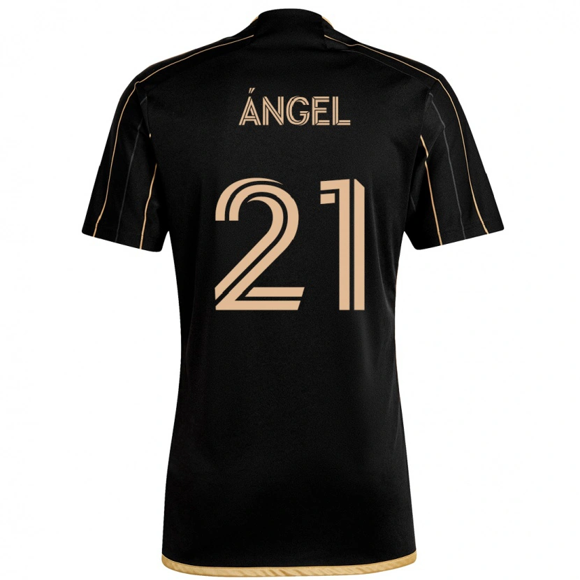 Danxen Mulher Camisola Tomás Ángel #21 Preto Castanho Principal 2025/26 Camisa Brasil