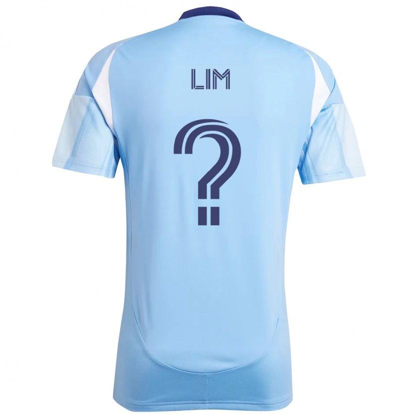 Danxen Mulher Camisola Evan Lim #0 Azul Claro Principal 2025/26 Camisa Brasil