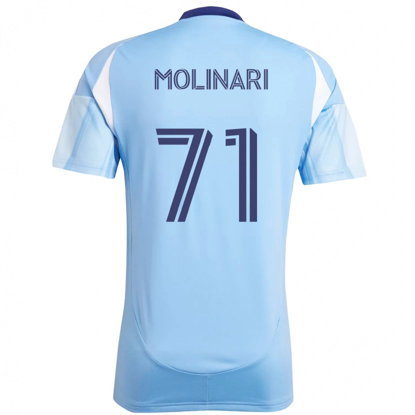 Danxen Mulher Camisola Peter Molinari #71 Azul Claro Principal 2025/26 Camisa Brasil