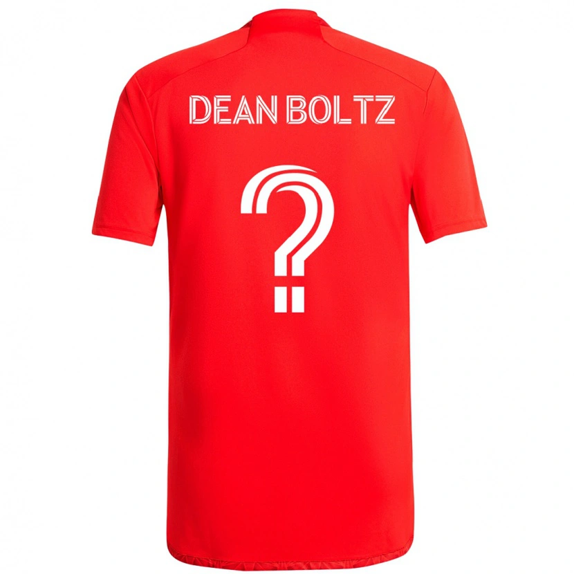 Danxen Mulher Camisola Dean Boltz #0 Vermelho Branco Principal 2025/26 Camisa Brasil