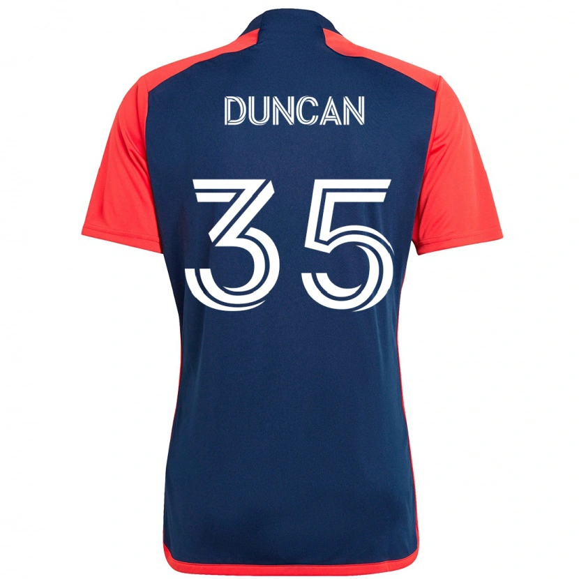 Danxen Mulher Camisola Nakye Greenidge-Duncan #35 Azul Vermelho Principal 2025/26 Camisa Brasil
