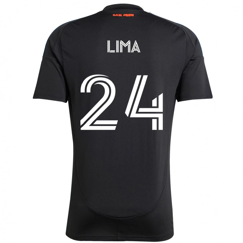 Danxen Mulher Camisola Nick Lima #24 Preto Azul Escuro Principal 2025/26 Camisa Brasil