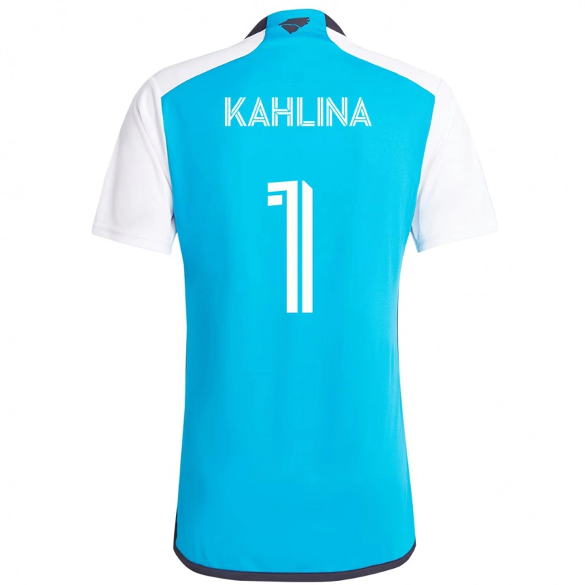 Danxen Mulher Camisola Kristijan Kahlina #1 Azul Celeste Branco Principal 2025/26 Camisa Brasil