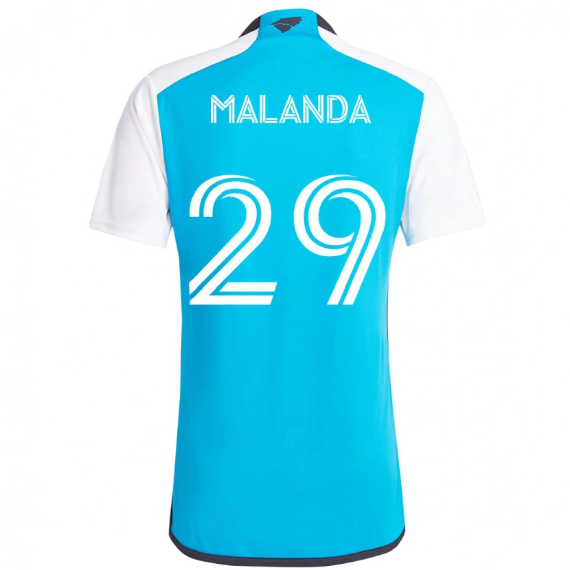 Danxen Mulher Camisola Adilson Malanda #29 Azul Celeste Branco Principal 2025/26 Camisa Brasil