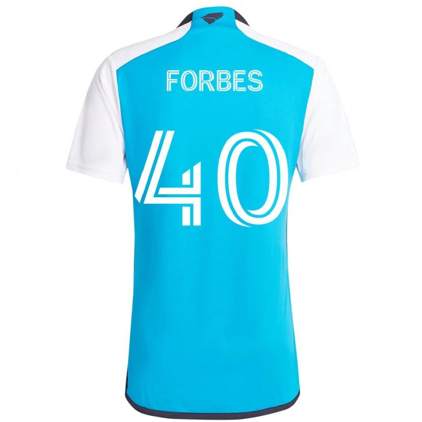 Danxen Mulher Camisola Jahlane Forbes #40 Azul Celeste Branco Principal 2025/26 Camisa Brasil